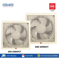 KDK 15cm/20cm Louver Type Window Mounted Ventilating Fan 15WHPCT/20WHCT