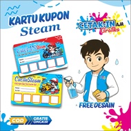 Print Loyalty Steam Coupon Cards Fast & | Print-IN Graphics