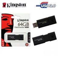 KINGSTON DT100G3/64GB FLASHDISK 64GB USB 3.0 ORIGINAL WRITE UPTO 100MB