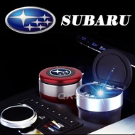 Car Ashtray Subaru LEVORG SUBARU XV FORESTER OUTBACK WRX SUBAR BRZ Car Accessories Portable Multi-functional ashtray LED