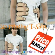 3D Unique Design Printing T-Shirt