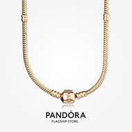 Pandora Moments 14k Gold Snake Chain Necklace