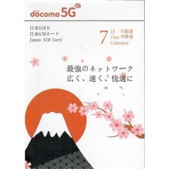 NTT docomo - 日本 7天 4/5G上網卡 Data Sim | 最後啟用日期: 30/12/2024