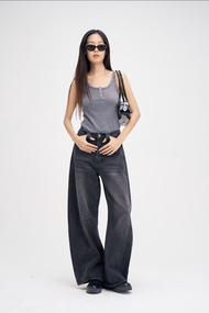 Niyom Jeans collection Aloha : รุ่น B305.2 กระบอกใหญ่ทรงบอลลูน