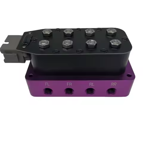 air Ride Manifold Customized pink Color air Suspension Valve Struts air Ride Valves VU4 Accuair 4 Co