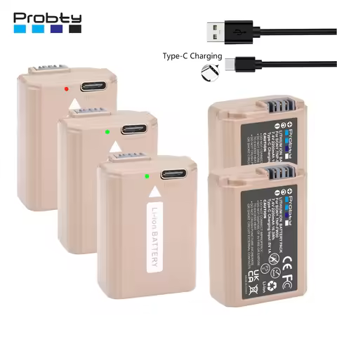 New Upgrade 2200mAh NP-FW50 NPFW50 Battery For Sony ZV-E10, Alpha A6400 A6000 A6300 A6500 A5100 A7 A