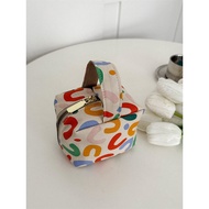 Cosmetic Bag - Portable Square Canvas, Lightweight