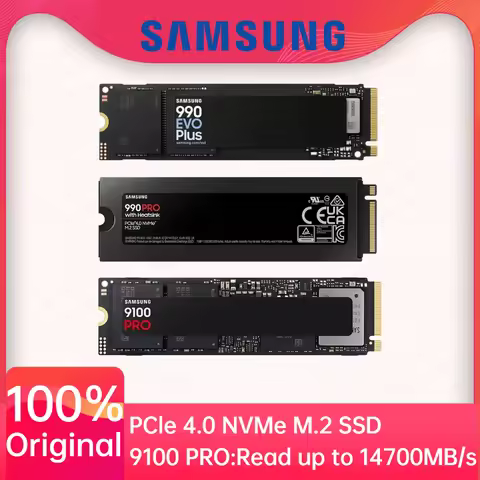 Original SAMSUNG SSD 990 EVO Plus PCIe 4.0X4 1TB 2TB 4TB NAND M.2 2280 PRO Heatsink Upgrade Storage 