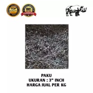 PER KILO RHINO WOOD IRON NAILS 3 INCH 3" Inch Iron Nails Rhino Brand Wood Nails 3"