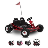 Radio Flyer Ultimate Go-Kart for 2, 24 Volt Outdoor Ride On Toy, Go Kart for Kids Ages 3-8, Large, R