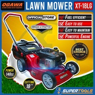 OGAWA Hand Push Lawn Mower 18 Inch B&amp;S Petrol Engine / Push Mower With Basket / Grass Trimmer / Mesin Rumput Tolak