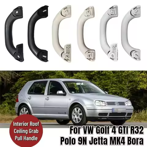 1pc Black Car Interior Roof Ceiling Grab Pull Handle for VW Golf 4 GTI R32 Polo 9N Jetta MK4 Bora A4