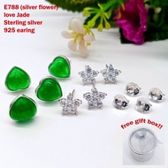 Sterling Silver 925 Crystal Earring