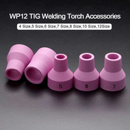 WP12 TIG Welding Ceramic Nozzle Model: 4/5/6/7/8/10/12 Size 14N*61/-12、10、8，14N*60-7，14N*59-6，14N*58