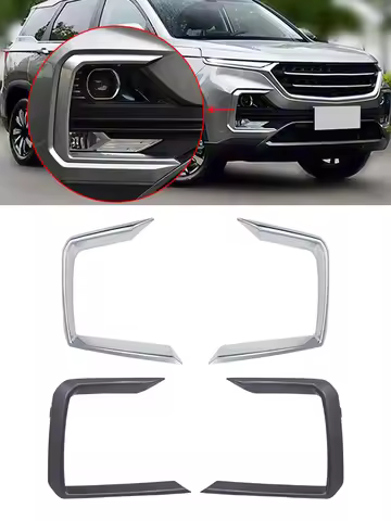 For Mg Hector Chevy Captiva Wuling Almaz Baojun 530 Front Bumper Fog Light Cover Trim Headlight Deco
