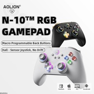 AOLION Pro Controller Hall Effect Joystick for Nintendo Switch/ PC/ iOS/ Android Bluetooth Macro RGB