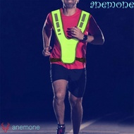 ANEMONE Reflective Vest, with Storage Bag Night Warning Reflective Safety Jacket, Security Lightweig