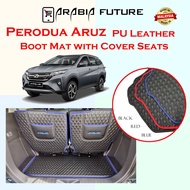 Perodua Aruz PU Leather Boot Mat with Cover Seat