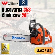 HUSQVARNA 353 Chainsaw  Professional 53cc Chainsaw With High Cutting Capacity