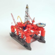 [szluzhen3gv] 1:400 DIY Semi Submersible Oil Drill Platform Model Home Office Decoration