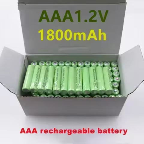 1~96PCS 100% Original AAA 1800 mAh 1.2 V Quality rechargeable battery AAA 1800 mAh Ni-MH rechargeabl