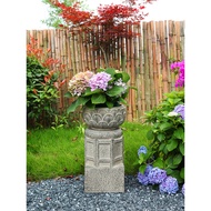 New Chinese Style Imitation Stone Pillar Pillar Courtyard Stone Pillar Base Cylindrical Pillar Foot 