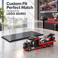 Model Display Case for Lego 60493 F1 Display Truck Audi F1 Race Car Ready Stock Malaysia Collector