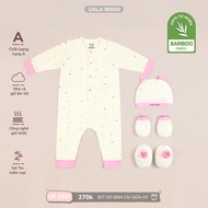 Pink bamboo fiber newborn Set 0-3M [UalaRogo]