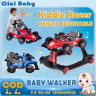 Walker for baby boy Racer Style 4 in 1 Baby walker for girl with music&toys foldable For 6-36 months