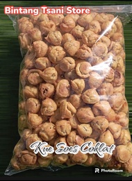 Duosus ukuran 1 Kilogram/ Kue Soes Coklat/ Soes Isi Coklat/ Kue Kering/ Snack Coklat
