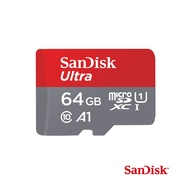 SanDisk Ultra microSDXC UHS-I (A1)記憶卡/ 公司貨/ 64GB/ 140MB/s