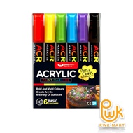 UNICORN ACRYLIC MARKER UAM-6CT 6s