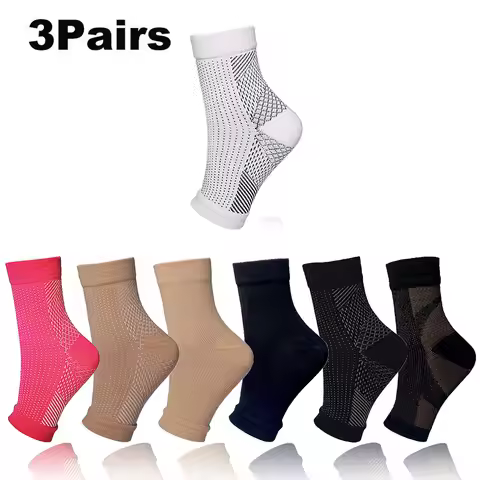 1/2/3Pairs Men Women Sports Compression Running Protector Ankle Protection High Elastic Pressure soc