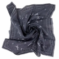 [全新]COACH 專櫃款蠶絲混紡絲巾領巾方巾圍巾(恐龍)