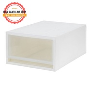 PUTIH Sopprot Transparent white pull-out storage Unit 34x46x20.5 cm