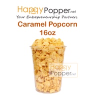 Happypopper Popcorn Ready Made Cup 60G/Cup Plain Popcorn Caramel Ziplock 100/Pkt 爆米花 60G/杯 ** Ready stock **
