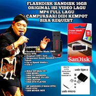 FLASHDISK ISI LAGU CAMPURSARI FULL VIDEO MUSIK 16GB-FLASHDISK VIDEO LAGU CAMPURSARI DIDI KEMPOT-Usb