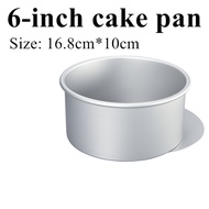 【Must-have】 4/5/6/8 Inch Cake Pan With Removable Bottom Anodized Aluminum Deep Cheesecake Chiffon Mo