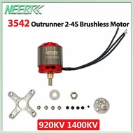 NEEBRC 3542 Outrunner 2-4S Brushless Motor 920KV 1400KV For RC Fixed Wing FPV Racing Drone Glider Pl