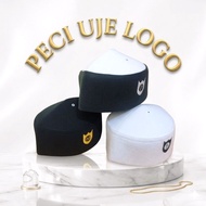 Uje Logo Embroidered Cap, Uje Logo Hajj Cap, songkok