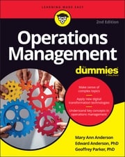 Operations Management For Dummies Mary Ann Anderson