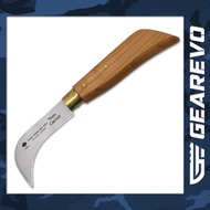 (New) F. Herder Leather Knife 3 Inch Wooden Handle (4333-08,00)