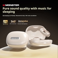 Monster A05 Earphones Mini Invisible Sleep Earbuds Bluetooth Comfortable Silicone Headset No Pressur