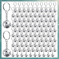 [uhktyltui.vn] 96Pcs Mini Disco Ball Keychains Disco Ball Favors Mirror 70s 80s 90s Disco Keychain B