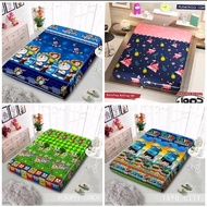 Affordable character patterned zippered foam mattress cover / foam bed sheet, retail sale