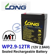 LONG WP2.9-12TR 12V 2.9Ah Rechargeable Seal Lead Acid Battery for MIPRO / OKAYO Portable Speaker