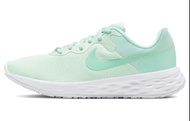 Nike REVOLUTION 6 Next Nature 舒適時尚 低幫 休閒跑步鞋 女款 綠白色