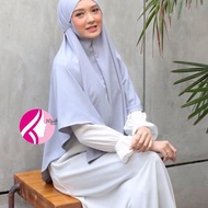 [PRODUCT NV6LJ] Hijab Bergo Maryam Jumbo Strap Non Pad Moscrepe Premium Size (L) FD7