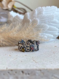 Cincin Turmalin (Perak S925) Tourmaline Ring (S925 Silver) 碧玺戒指 (S925银)