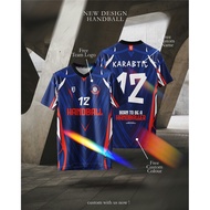 【Free Custom Name & number】2025 New Design Handball Sublimation Tshirt Jersey Custom Name And Number